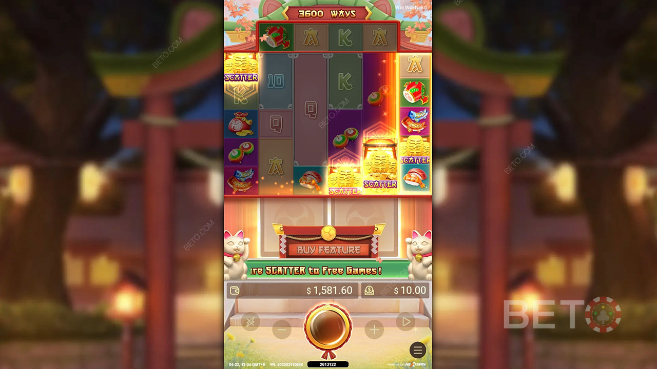 Reseña de Win Win Neko de BETO Slots