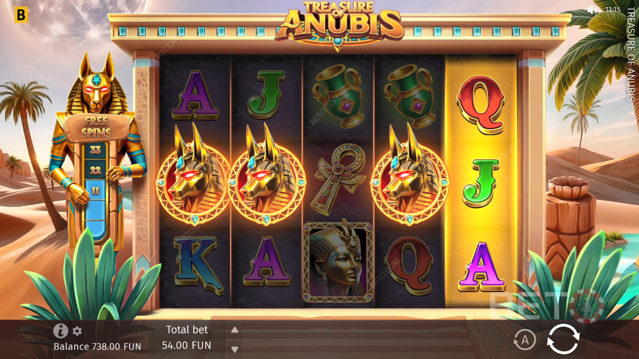 Crítica de Treasure of Anubis por BETO Slots
