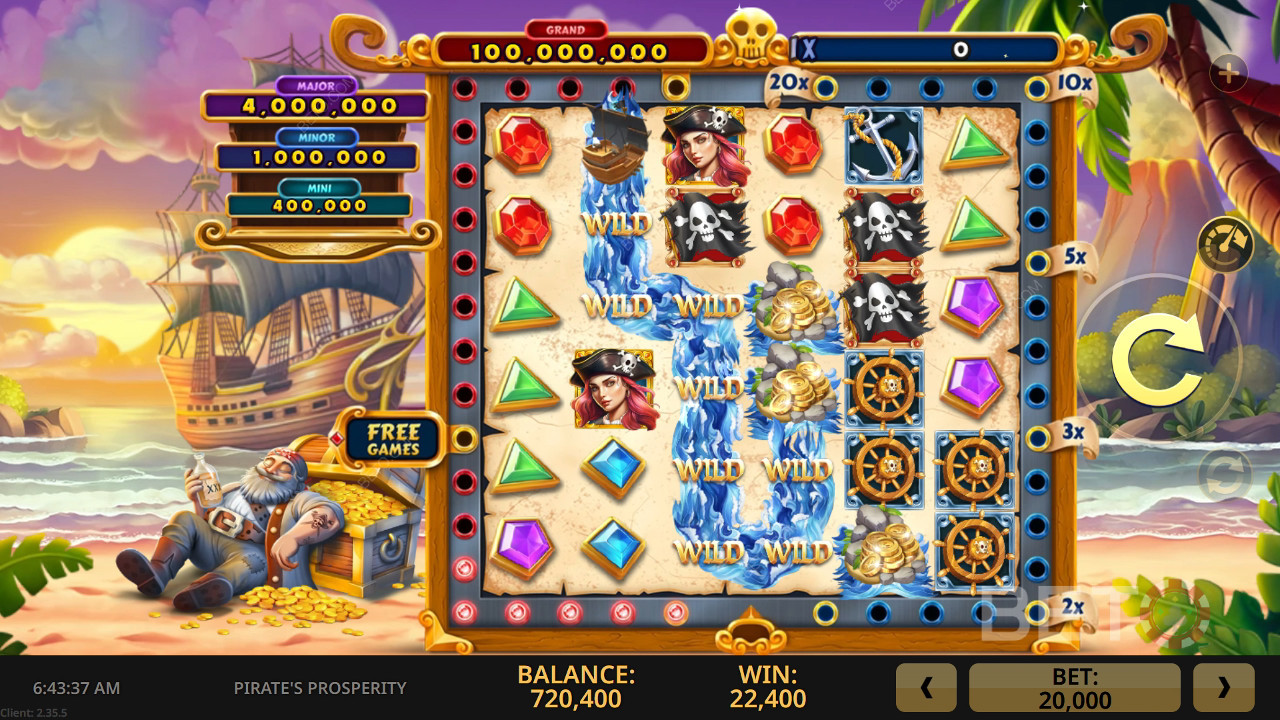 Pirate's Prosperity Wild Train Juego Gratis