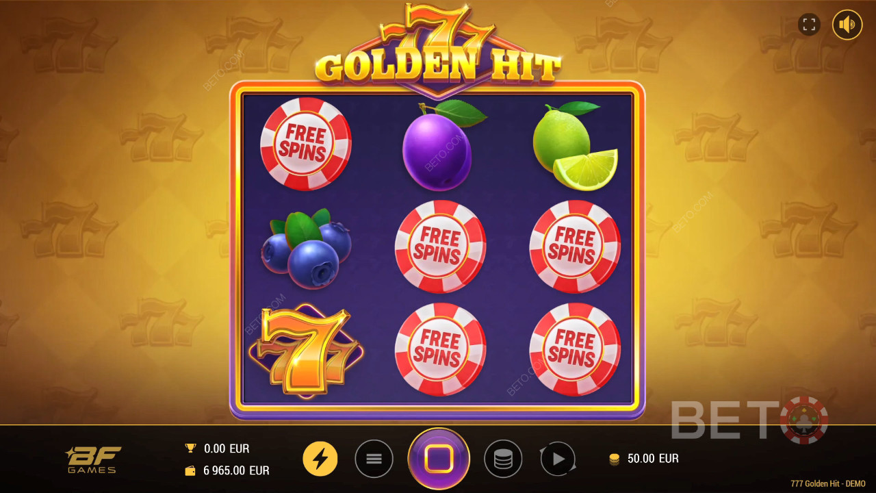 777 Golden Hit Reseña de BETO Slots