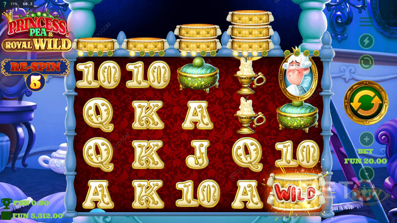 Reseña de Princess Pea & Royal Wild de BETO Slots