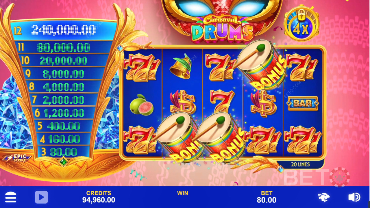 Carnaval Drums Juego Gratis