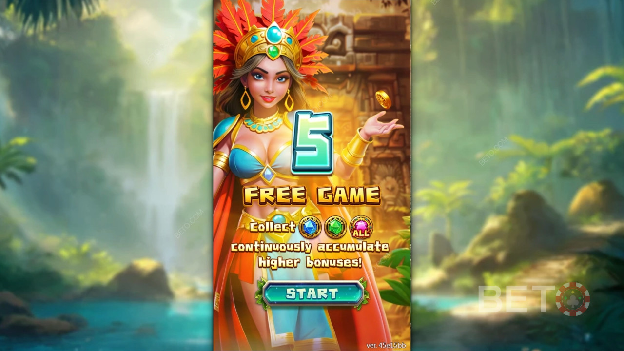 Explicación de las bonificaciones de Queen of Inca de Fa Chai Gaming