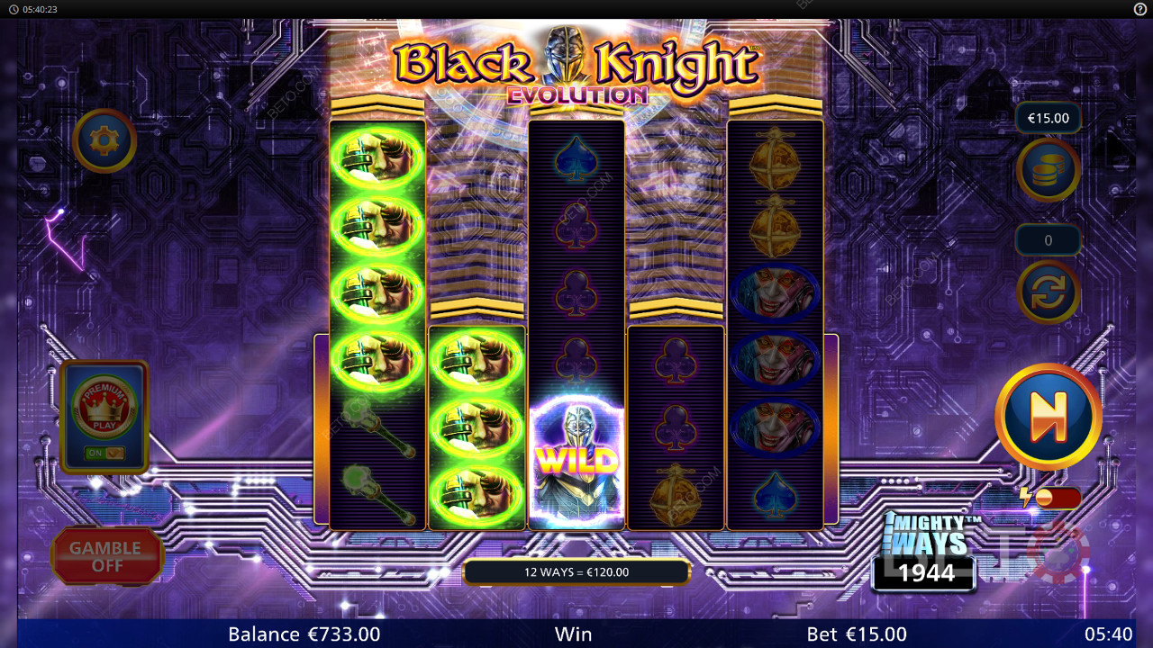 Crítica de Black Knight Evolution de BETO Slots