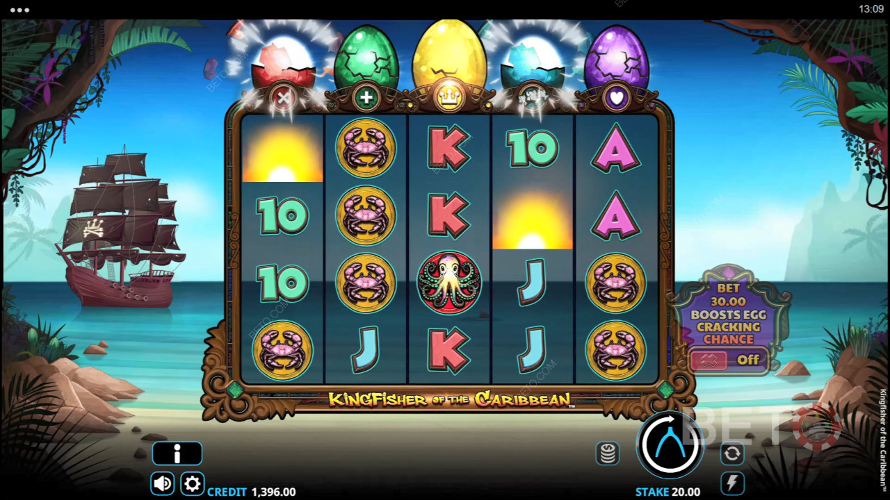Revisión de Kingfisher of the Caribbean por BETO Slots