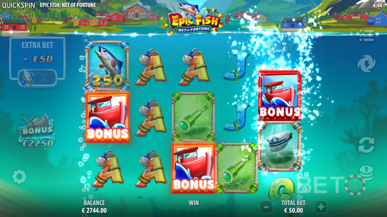 Reseña de Epic Fish Net of Fortune de BETO Slots