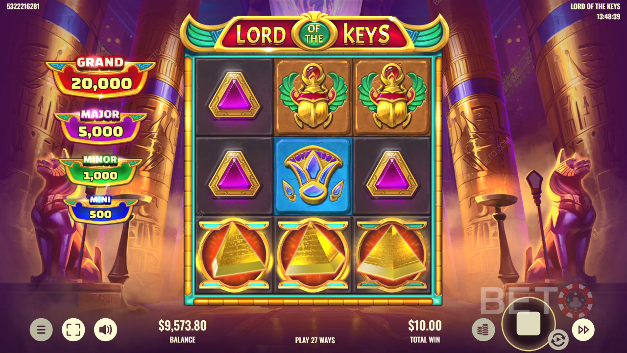 Reseña de Lord of the Keys de BETO Slots