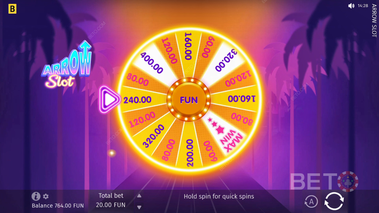 Reseña de la tragaperras Arrow de BETO Slots