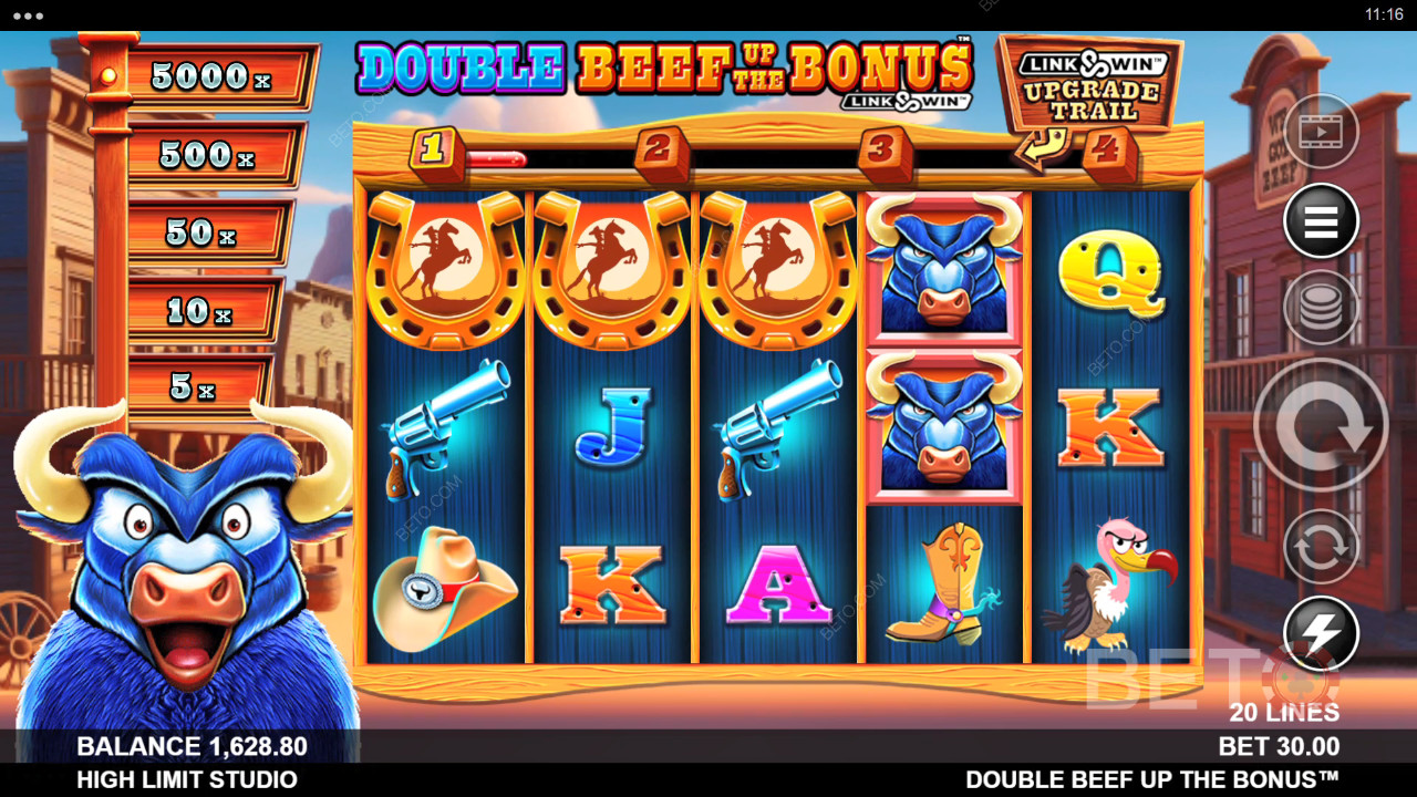 Double Beef Up The Bonus Reseña de BETO Slots