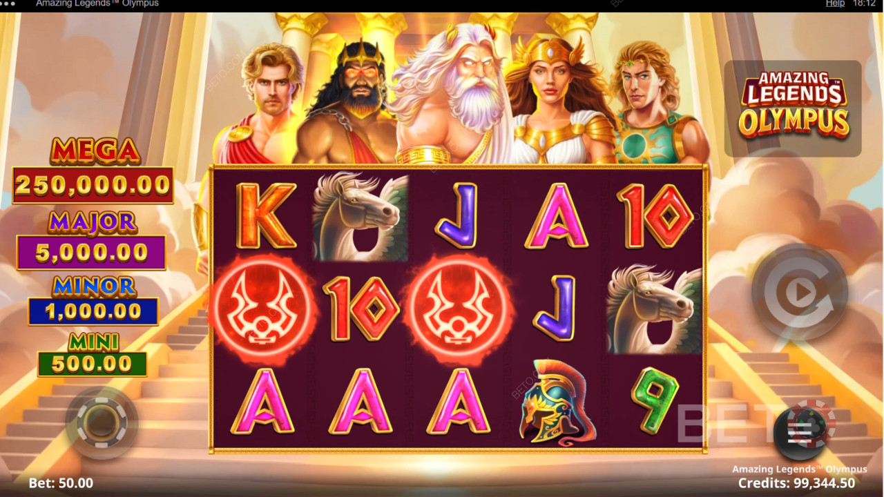 Amazing Legends Olympus Juego Gratis