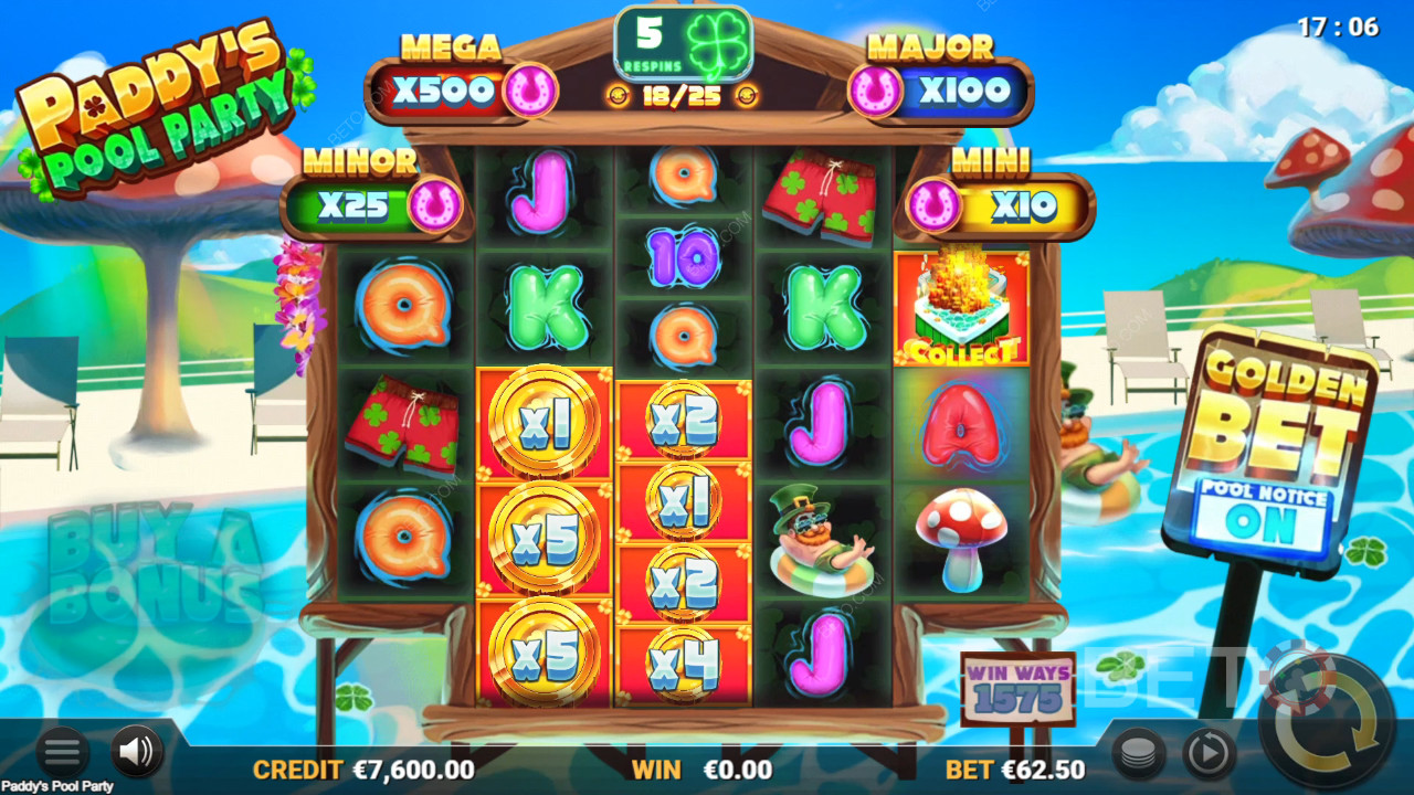 Paddy's Pool Party Juego Gratis