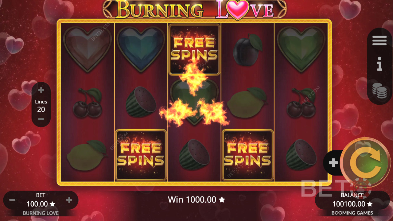 Burning Love Juego Gratis