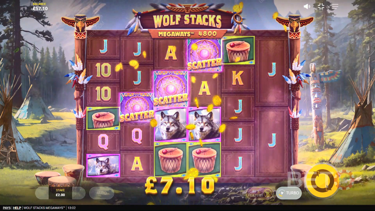 Reseña de Wolf Stacks Megaways de BETO Slots