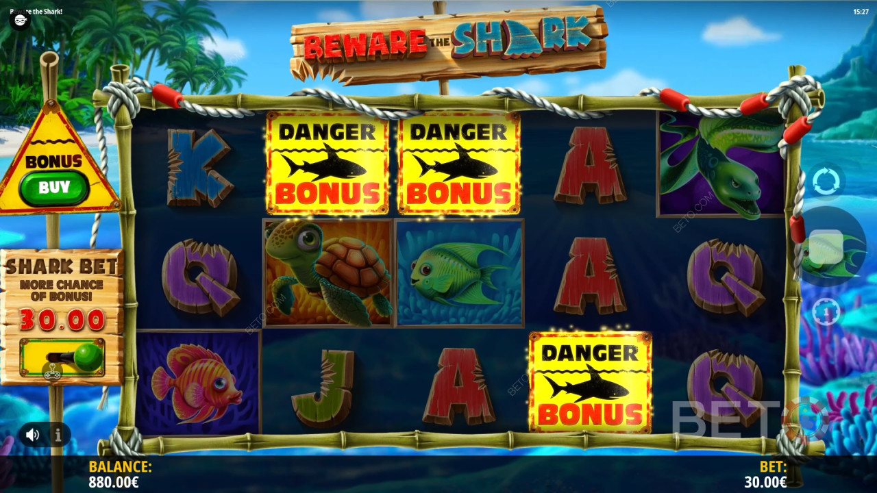 Beware the Shark Reseña de BETO Slots