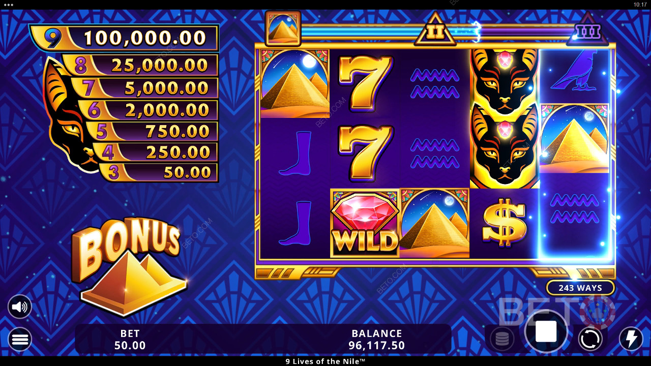 9 Lives of the Nile Juego Gratis