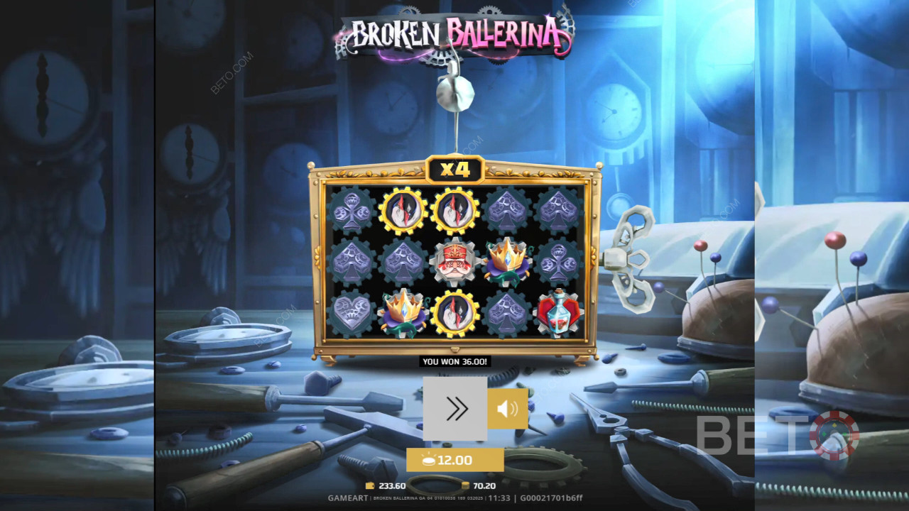 Broken Ballerina Reseña de BETO Slots