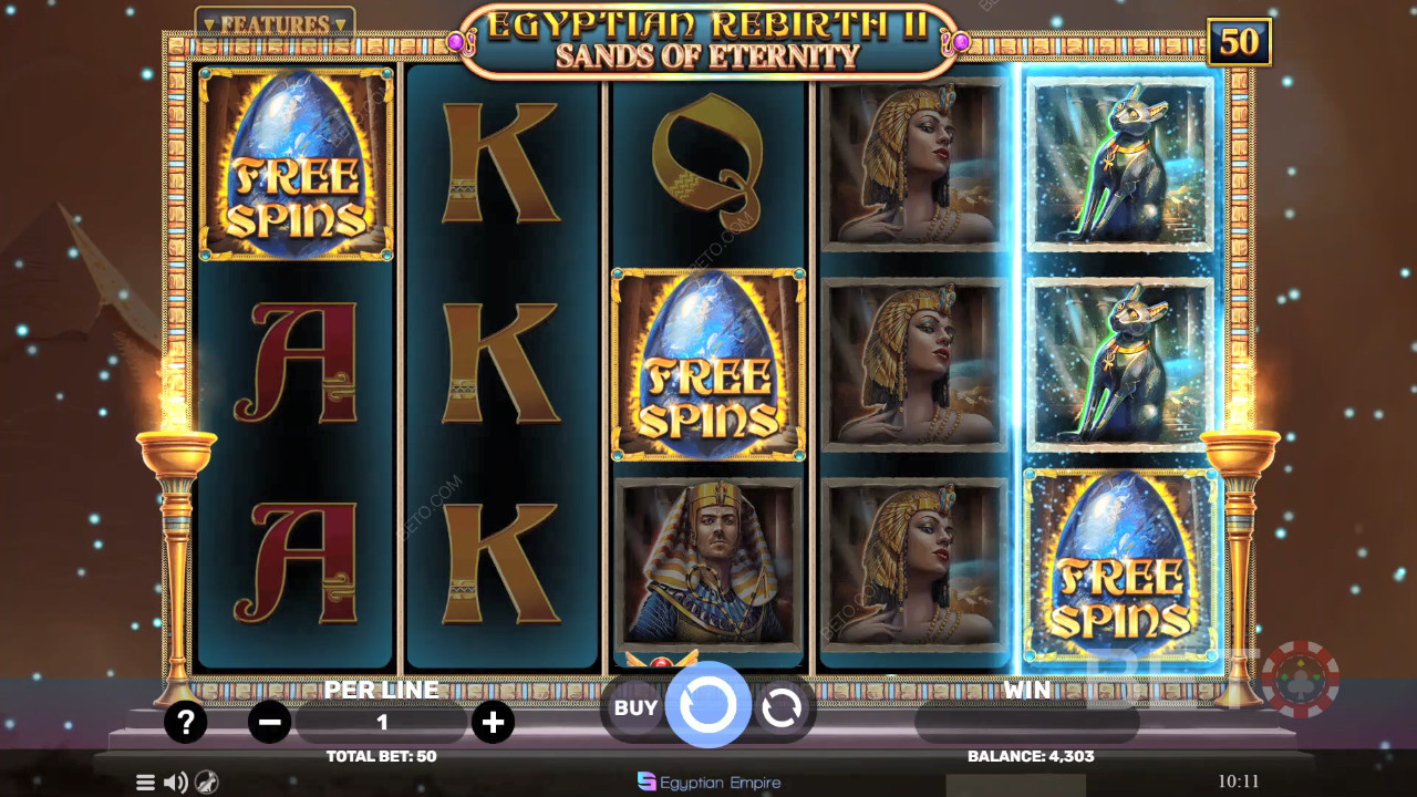 Egyptian Rebirth 2 - Sands of Eternity Juego Gratis