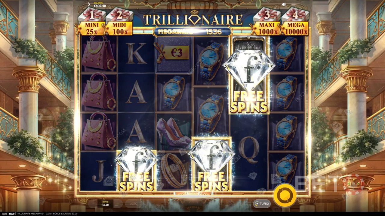 Trillionaire Megaways Juego Gratis