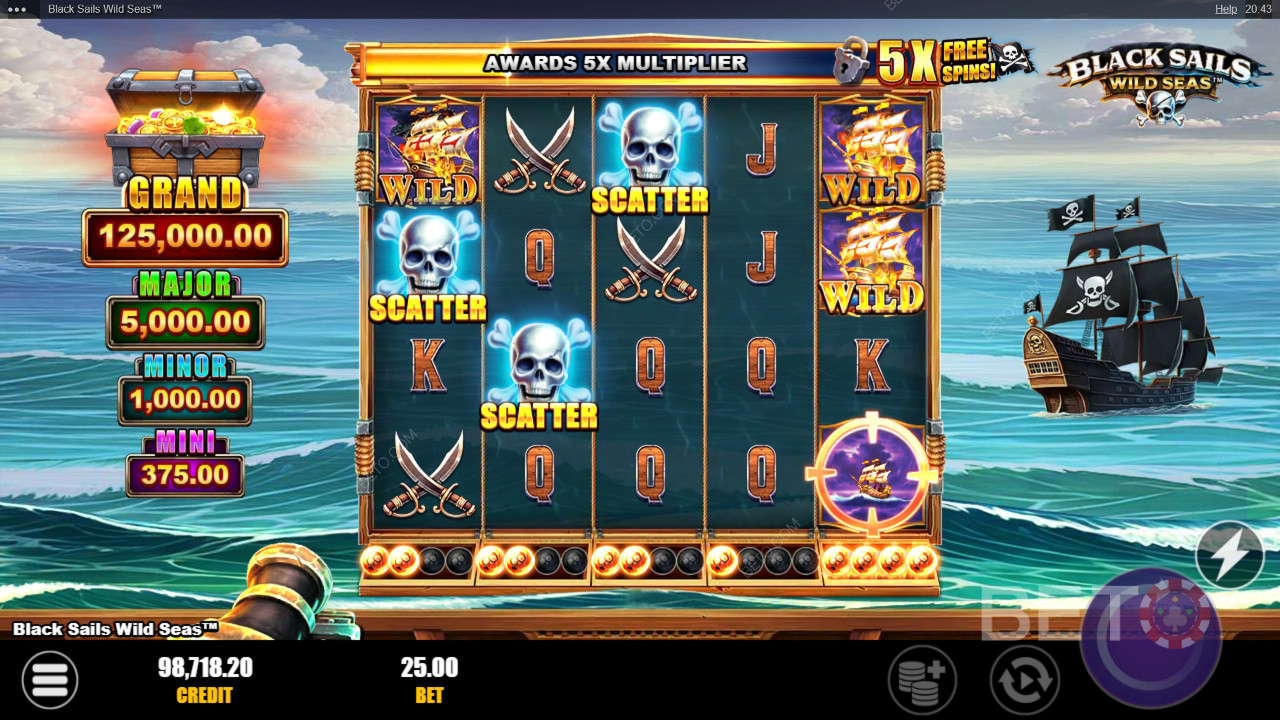 Black Sails Wild Seas Reseña de BETO Slots