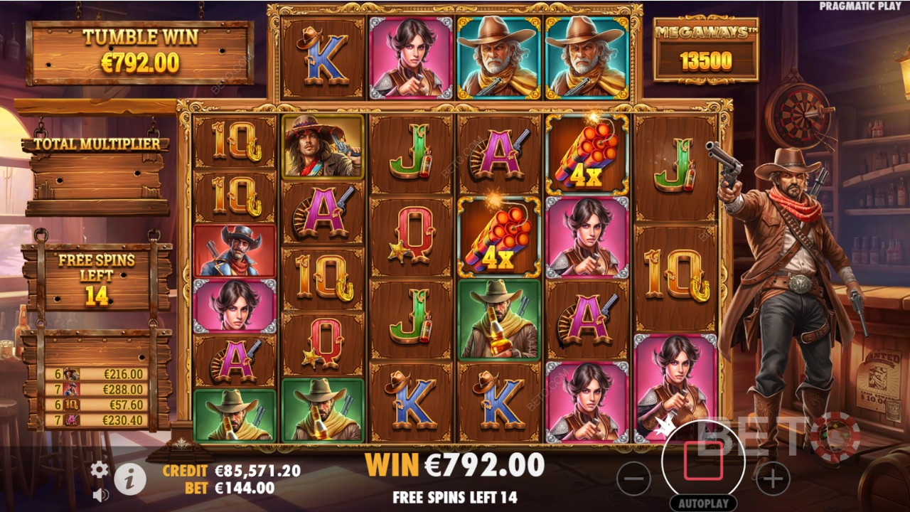 ¡Gana 5.000 veces tu apuesta en la Tragaperras Bandit Megaways Online!
