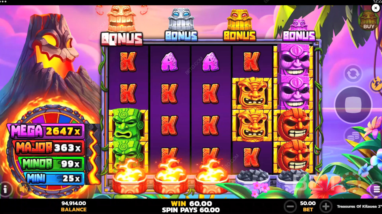Crítica de Treasures of Kilauea 2 por BETO Slots