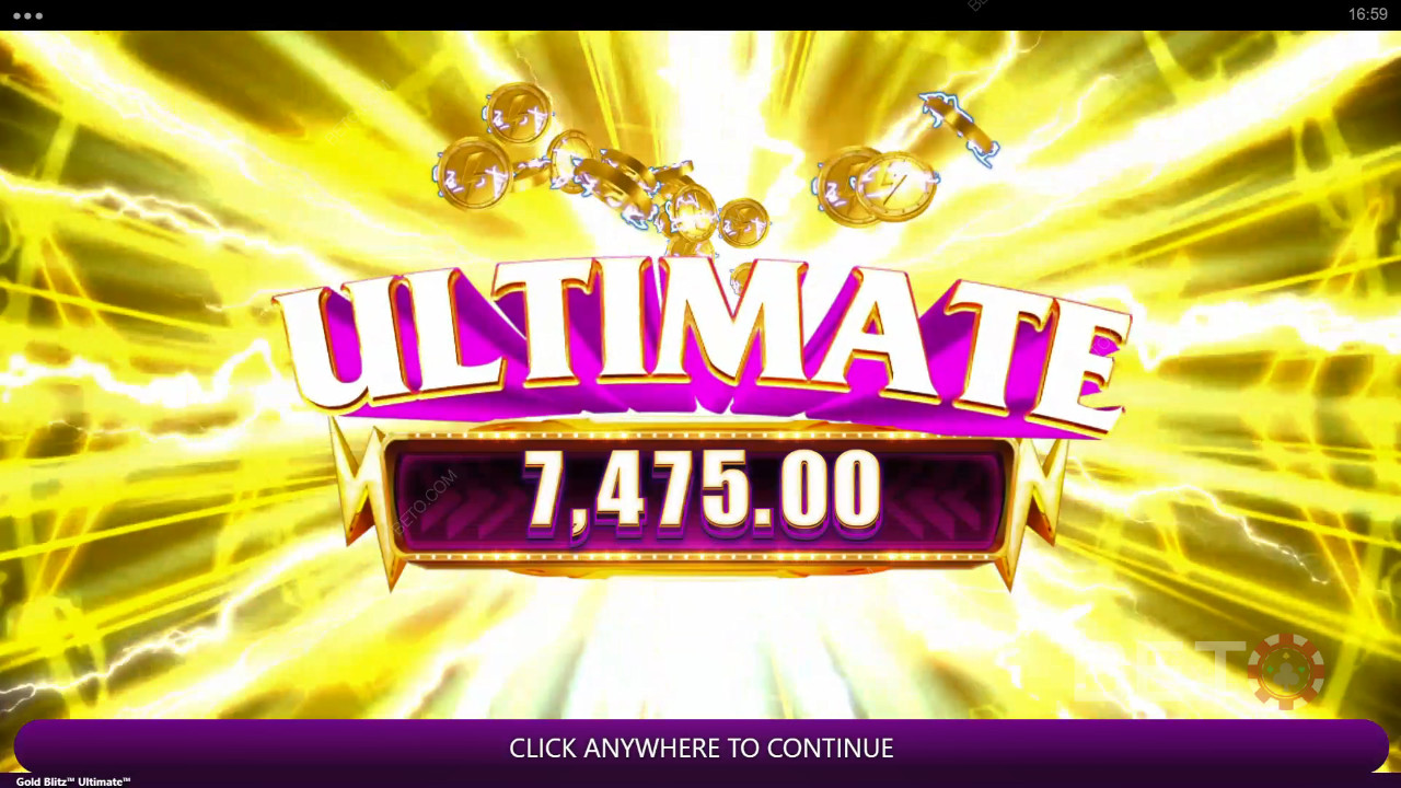¡Gana 2.500 veces tu apuesta en la tragaperras Gold Blitz Ultimate!