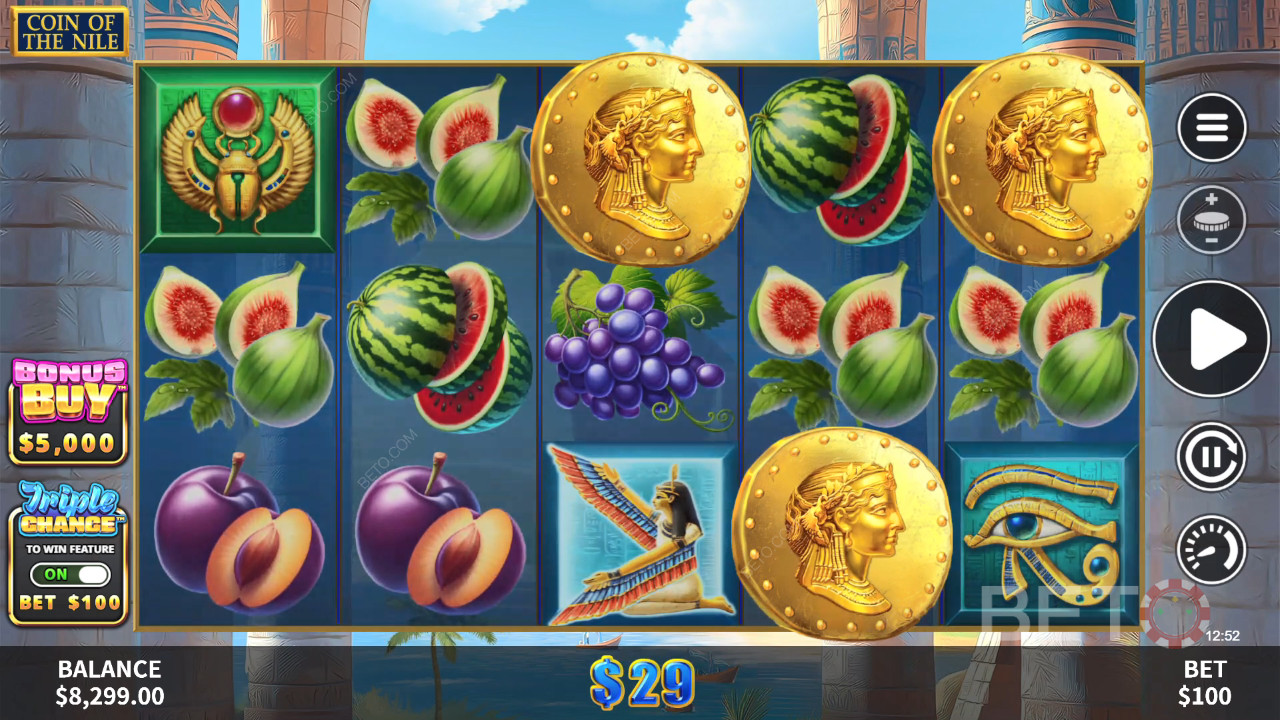 Reseña de Coin Of The Nile de BETO Slots