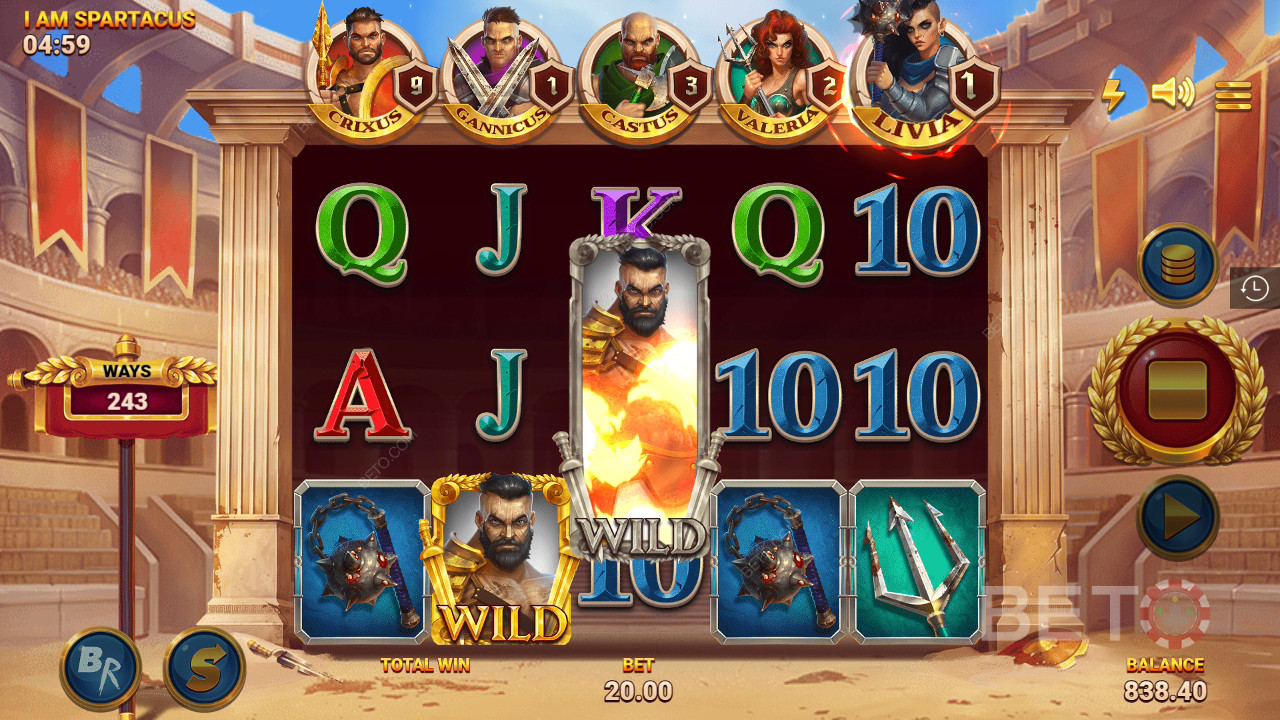 Revisión de I Am Spartacus de BETO Slots
