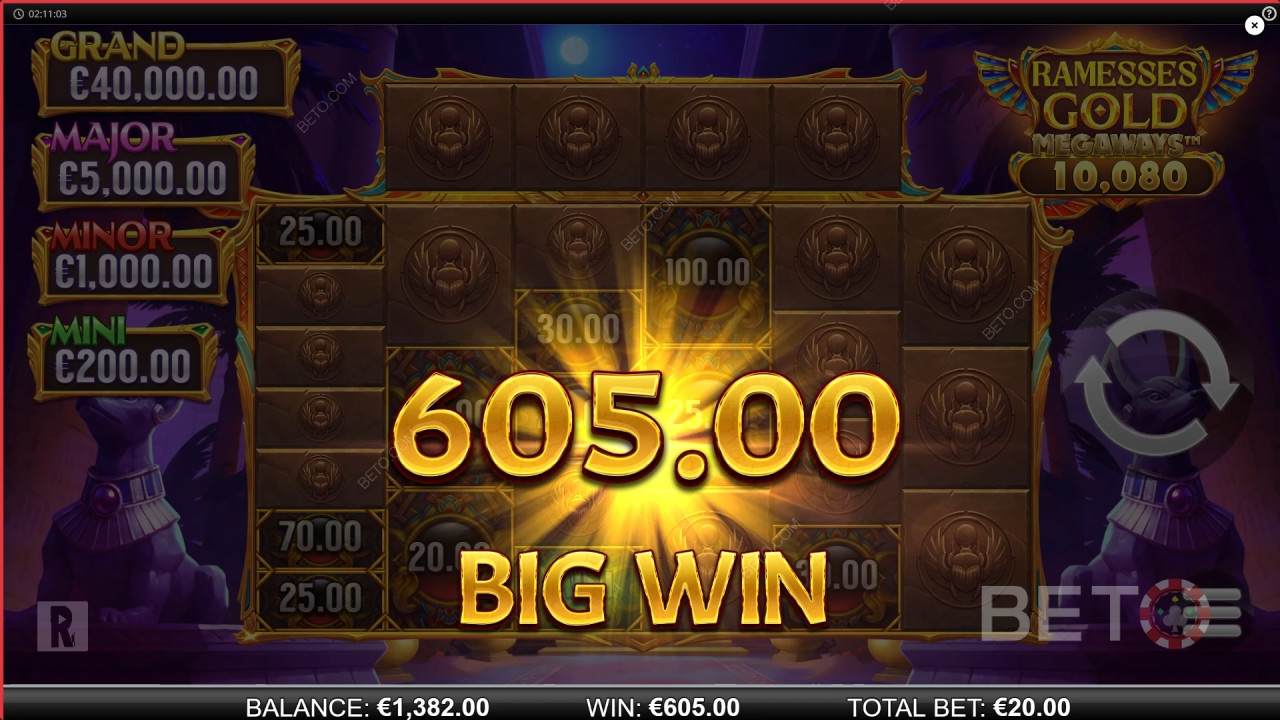 Ramesses Gold Megaways Juego Gratis