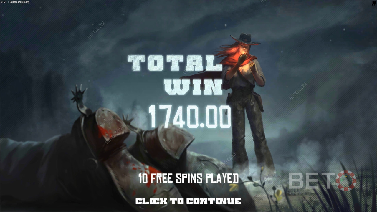 ¡Gana 20.000 veces tu apuesta en la tragaperras Bullets and Bounty!