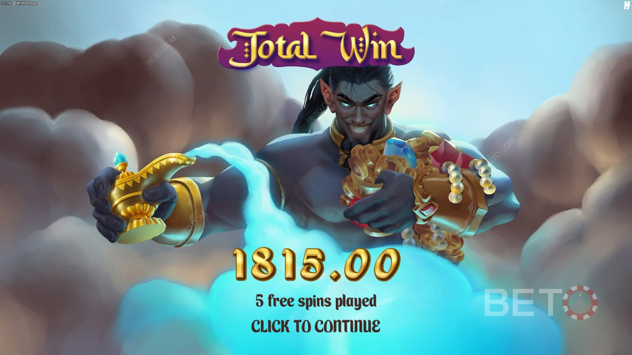 ¡Gana 10.000 veces tu apuesta en la tragaperras Wishbringer!