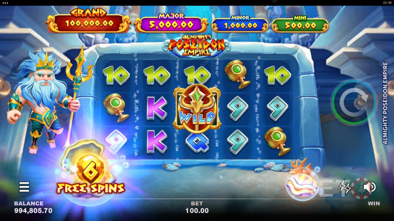 Almighty Poseidon Empire Juego Gratis