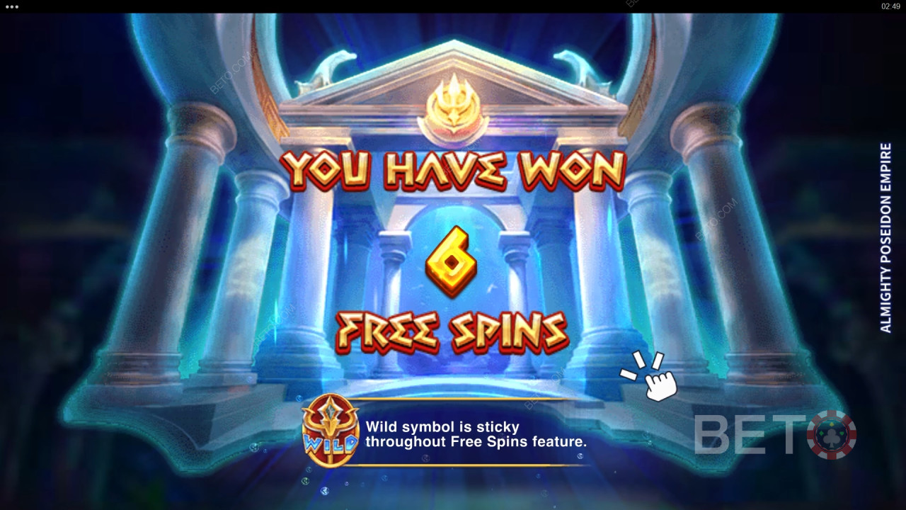 Explicación de las bonificaciones en Todopoderoso Imperio del Poseidón por Microgaming