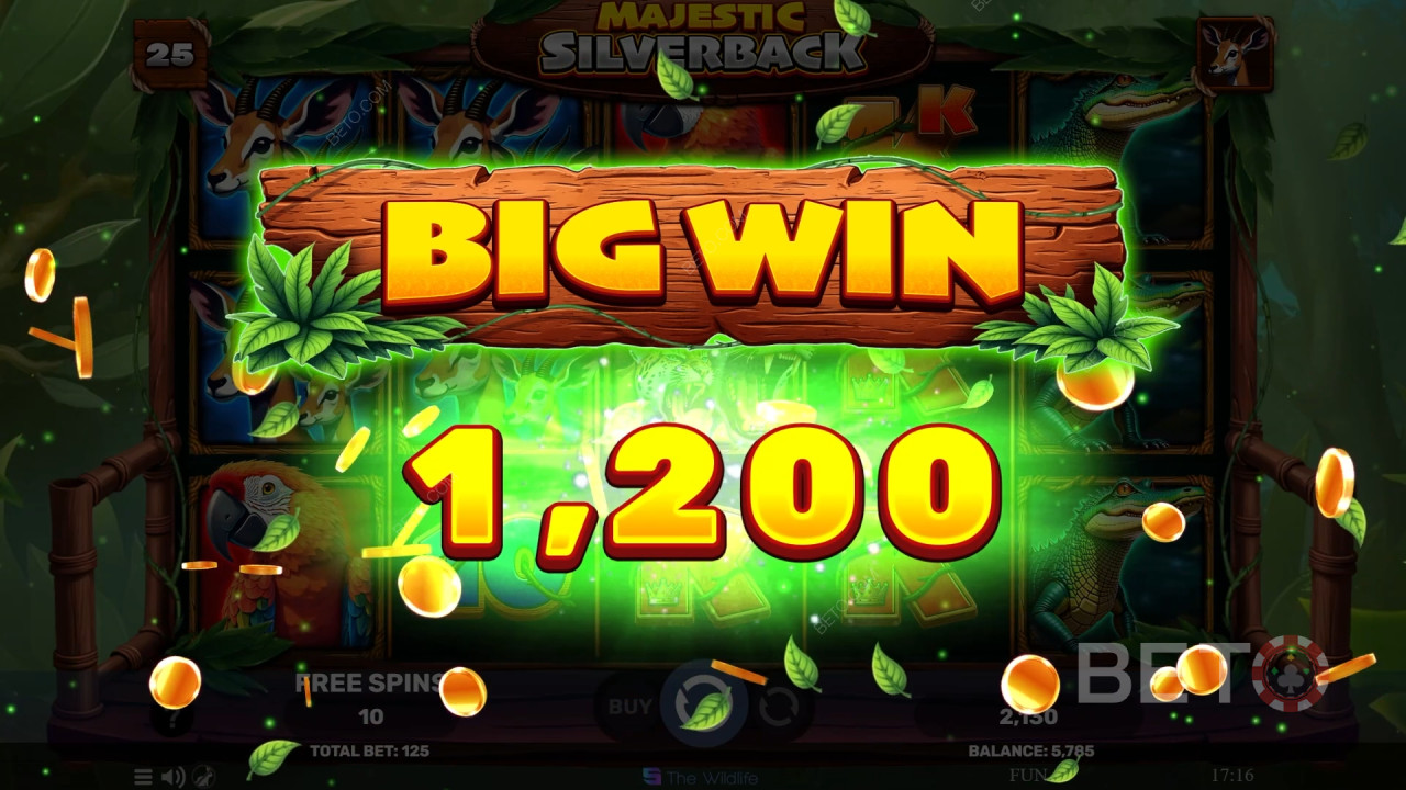 ¡Gana 500x tu apuesta en la tragaperras online Majestic Silverback!