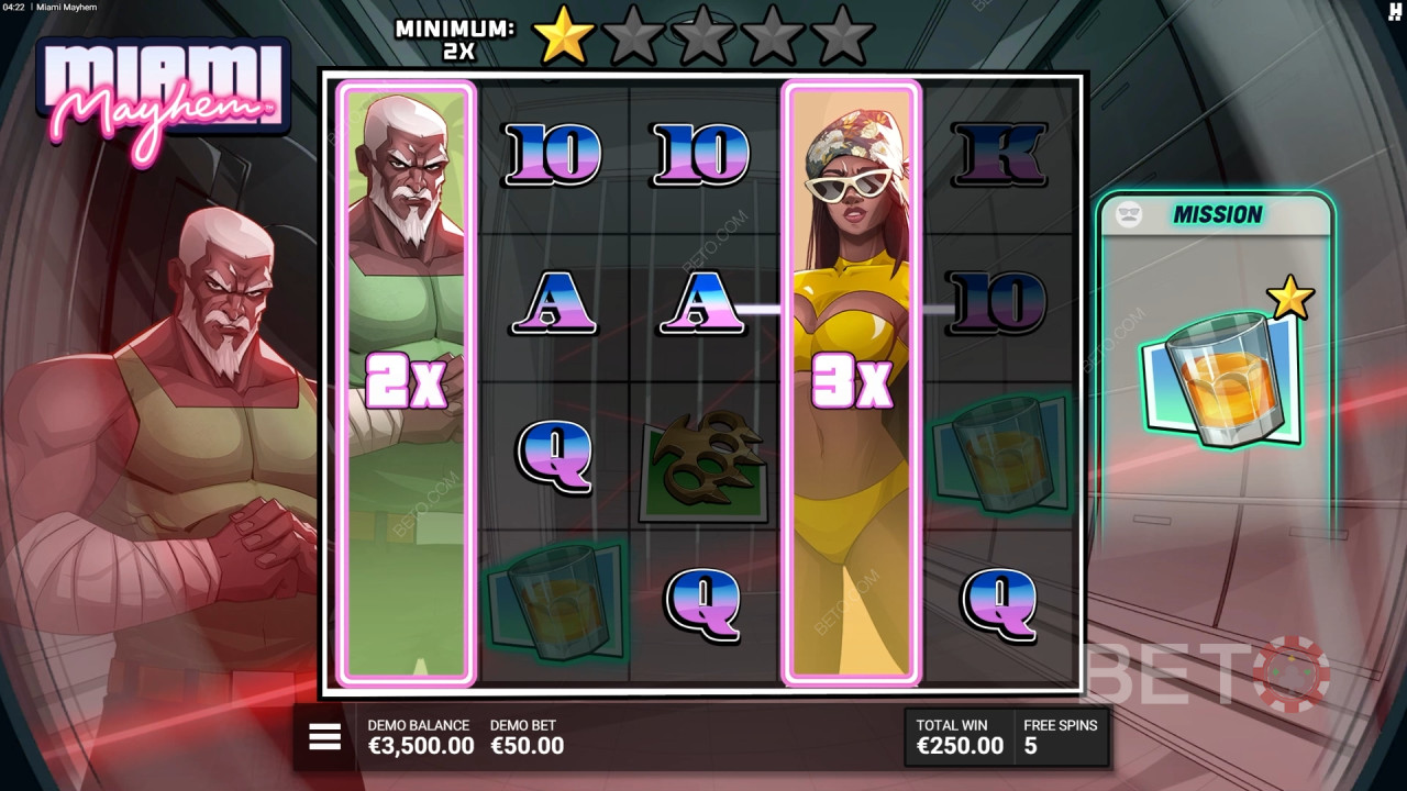Tema y diseño: Neon Crime Caper