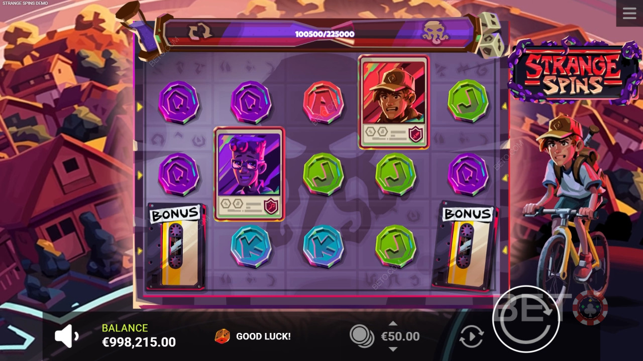 Reseña de Strange Spins de BETO Slots