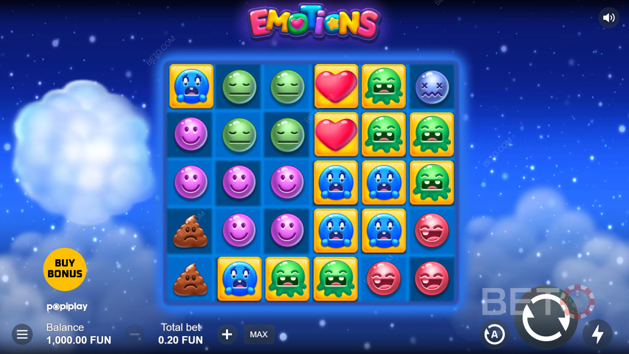 Cómo jugar a Emotions de Popiplay