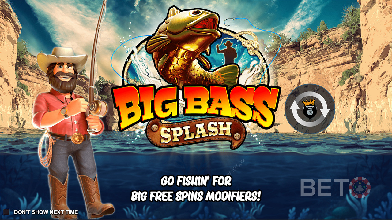 Big Bass Splash es una emocionante tragaperras que divertirá a los amantes de la pesca.