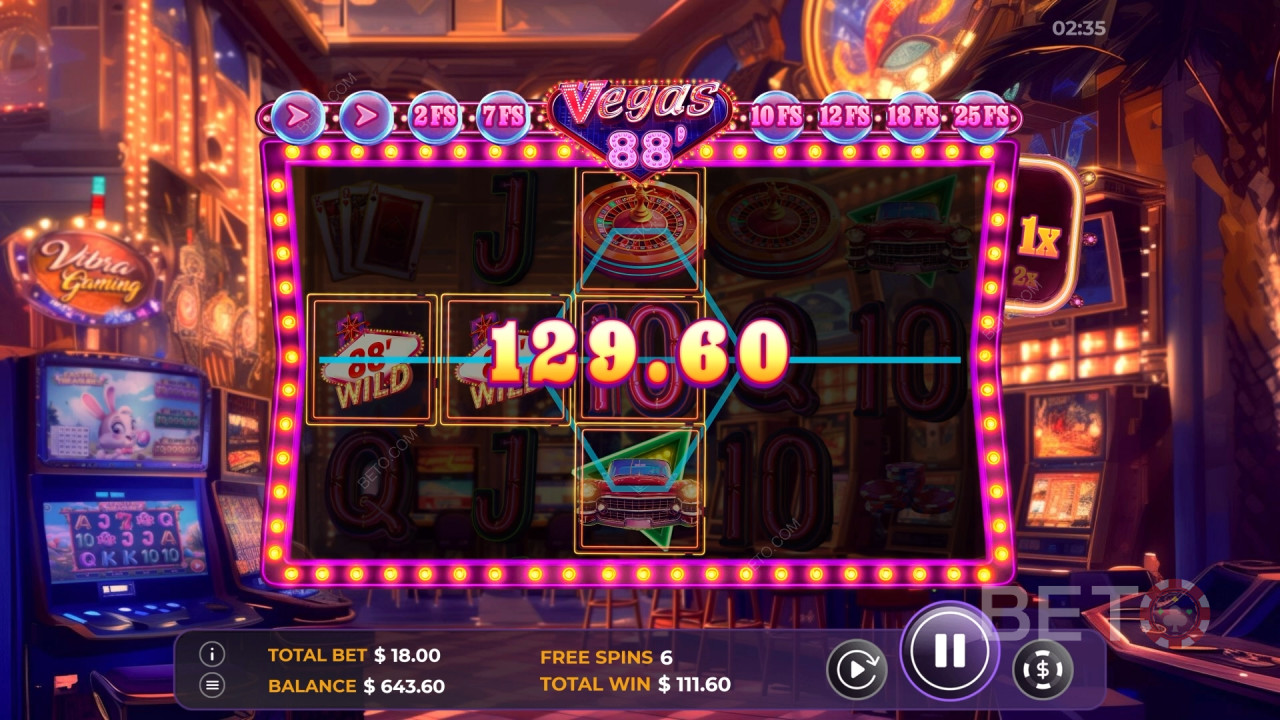 Cómo jugar a Vegas 88 de Vibra Gaming
