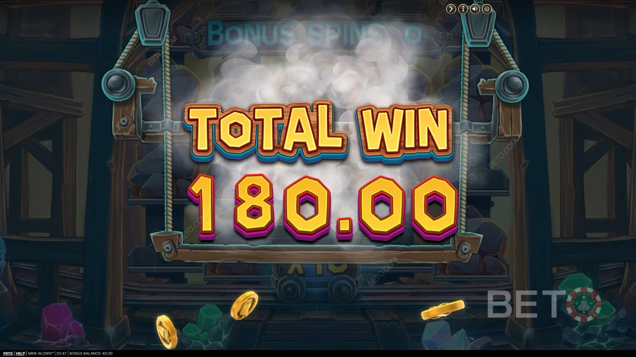 ¡Gana 2.484x Tu apuesta en la Tragaperras Mine Blown Online!