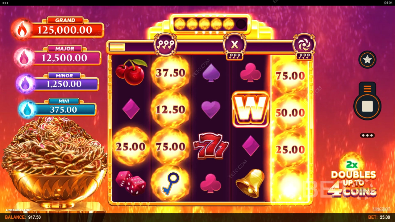 Reseña de Links of Flame de BETO Slots
