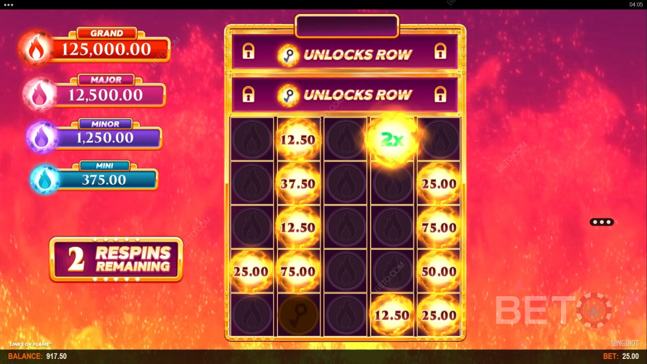 ¡Gana 10.000 veces tu apuesta en la tragaperras Links of Flame!