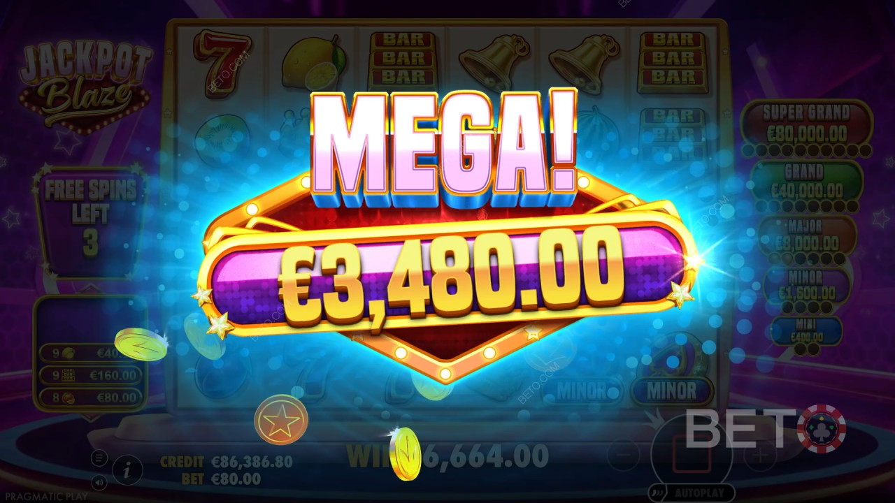 Funciones de bonificación explicadas en Jackpot Blaze de Pragmatic Play