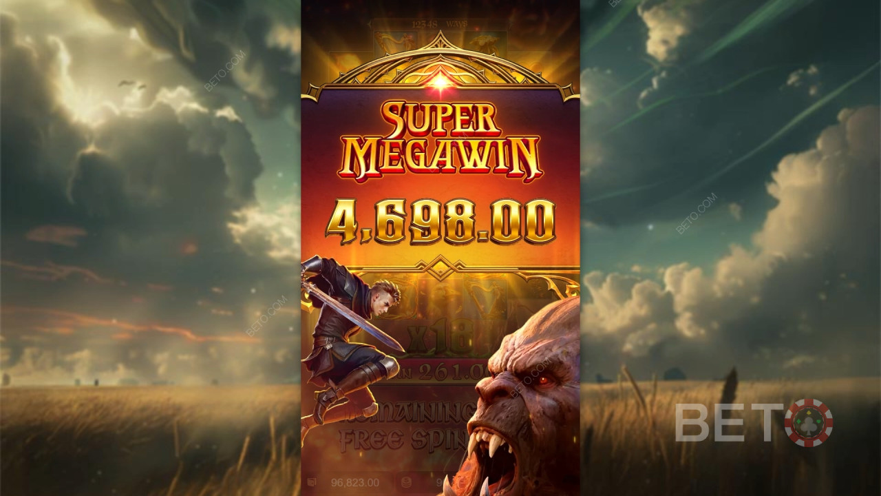 ¡Gana 10.000 veces tu apuesta en la tragaperras Jack el caza gigantes online!