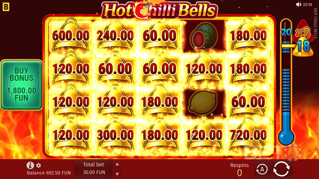 Hot Chilli Bells Juego Gratis