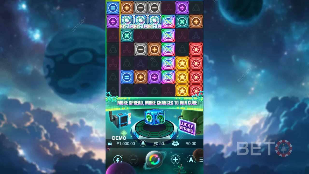 Explicación de las bonificaciones en Cube? de PlayStar