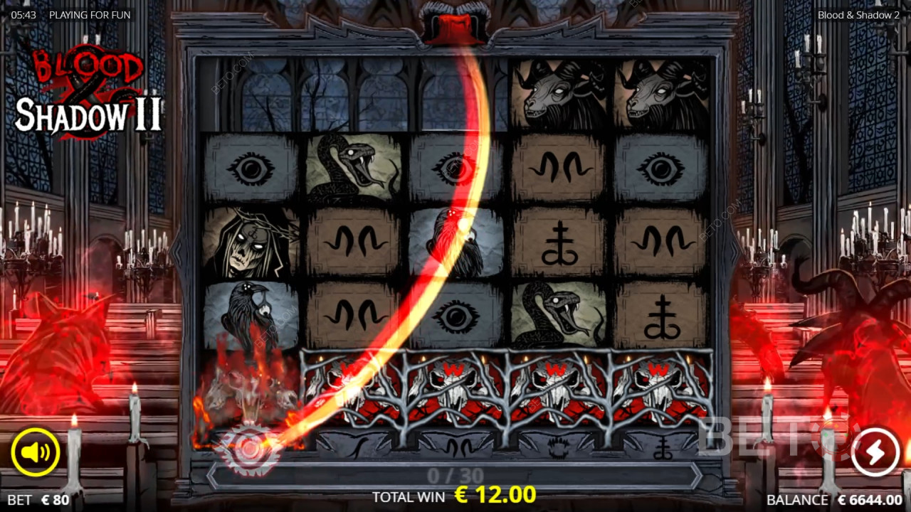 Cómo jugar a «Blood & Shadow 2» de « Nolimit City »