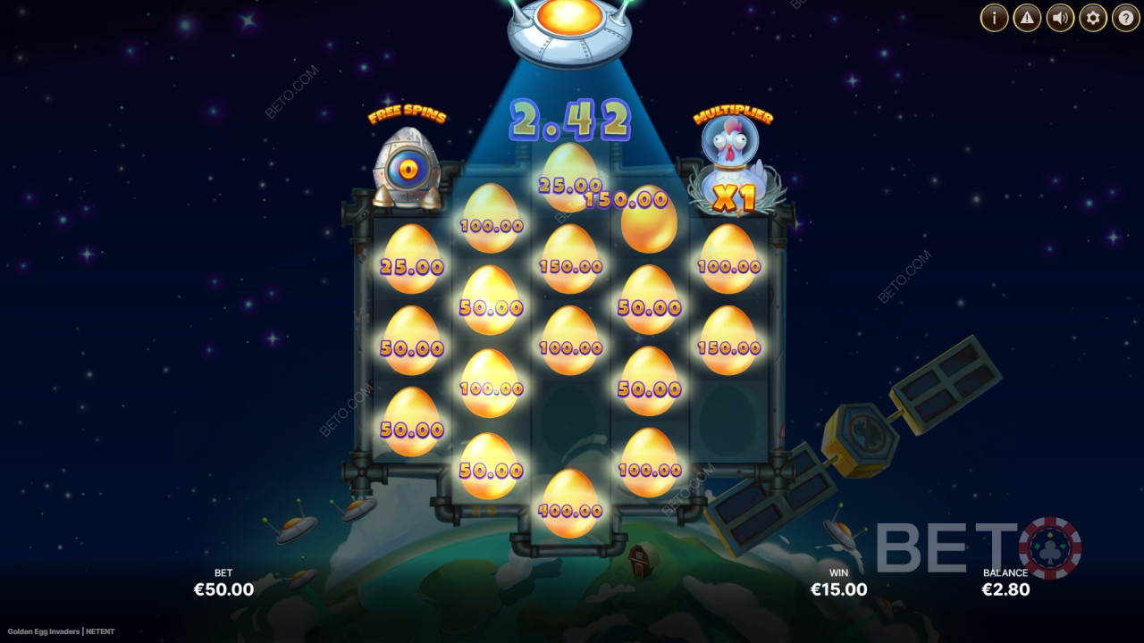 Golden Egg Invaders Juego Gratis
