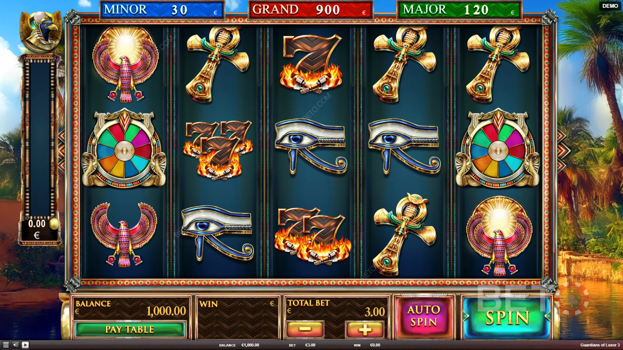 Cómo jugar a «Guardians of Luxor 3» de Red Rake Gaming