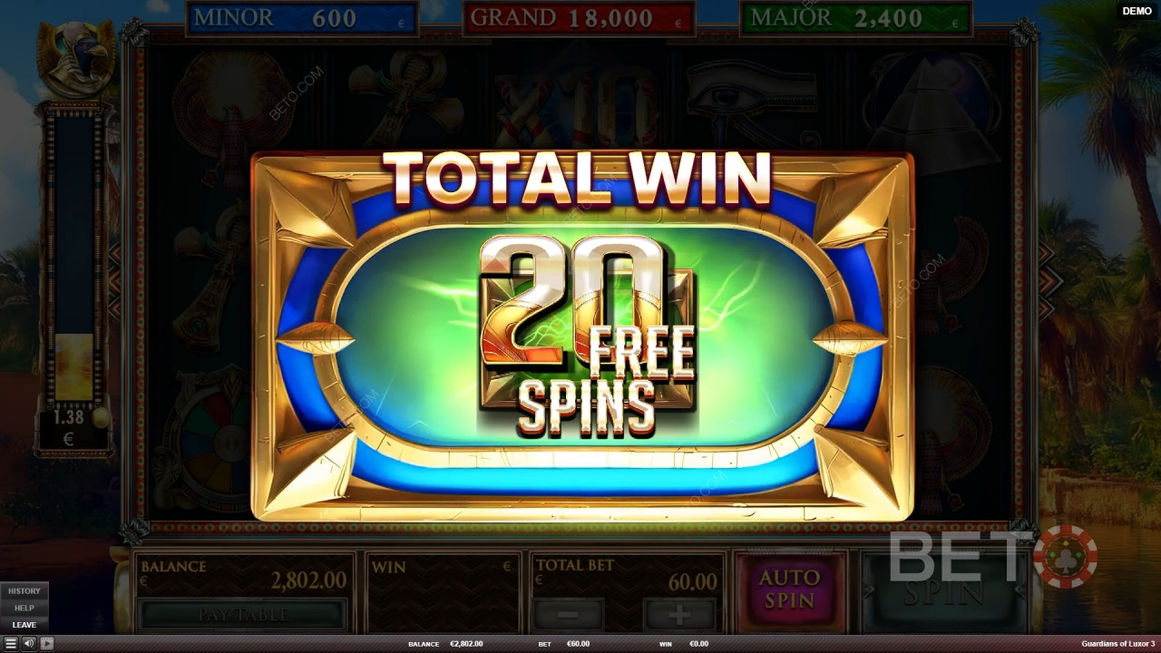 ¡Gana 2.000 veces tu apuesta en la tragaperras Guardians of Luxor 3!